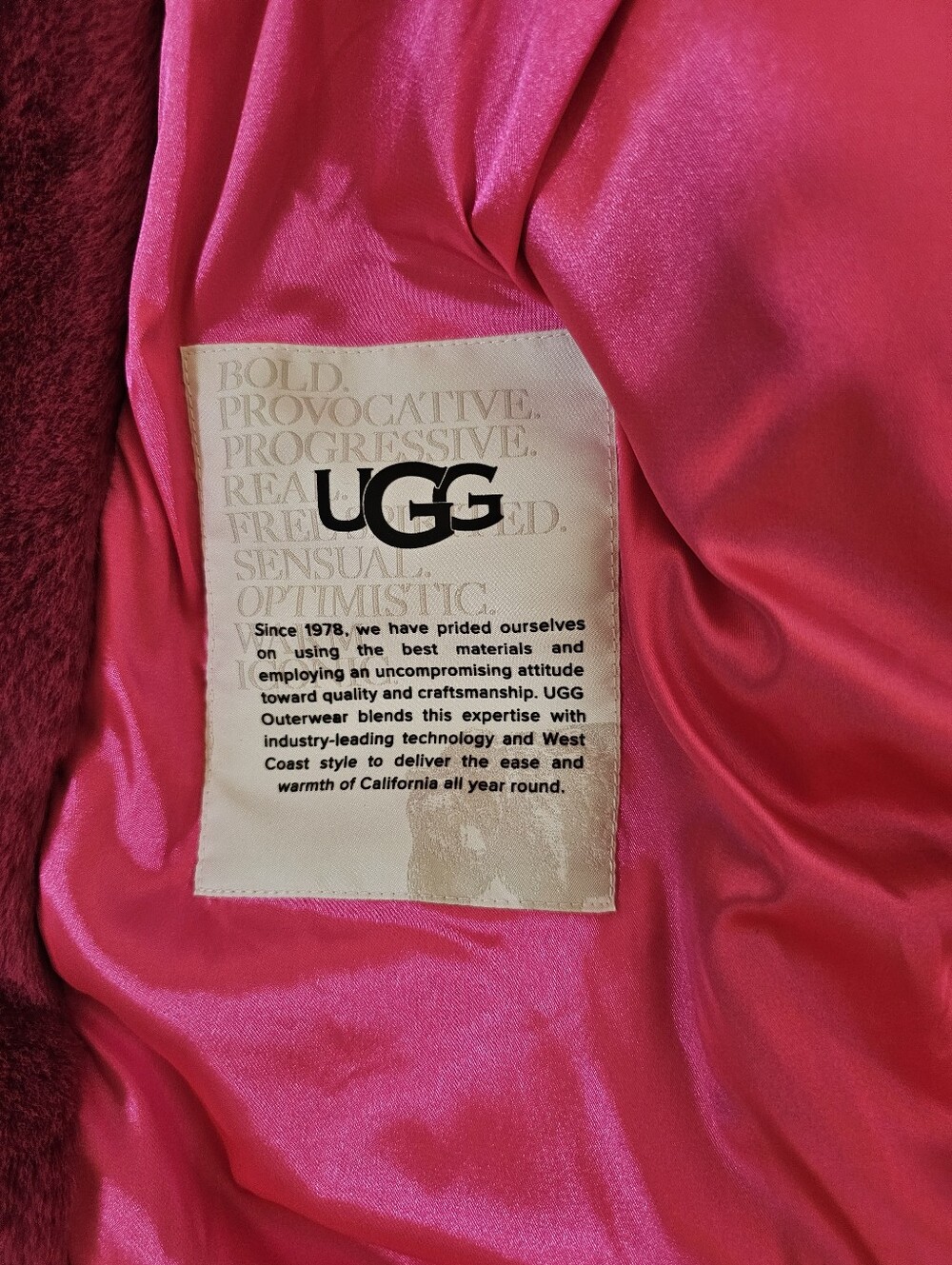NWOT UGG Koko Oversized Faux Fur Coat - Picture 7 of 12
